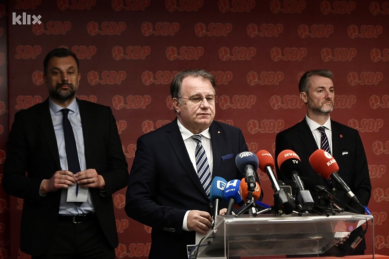 Elmedin Konaković, Nermin Nikšić, Edin Forto (Foto: D. S./Klix.ba)