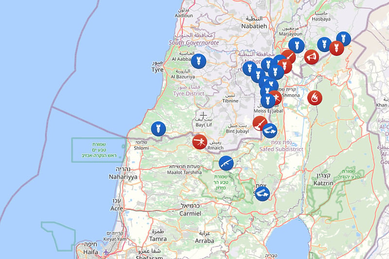 Mapa: lebanon.liveuamap.com/