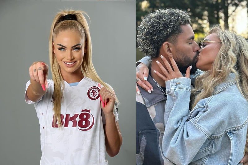 Alisha Lehmann i Douglas Luiz (Foto: Instagram)