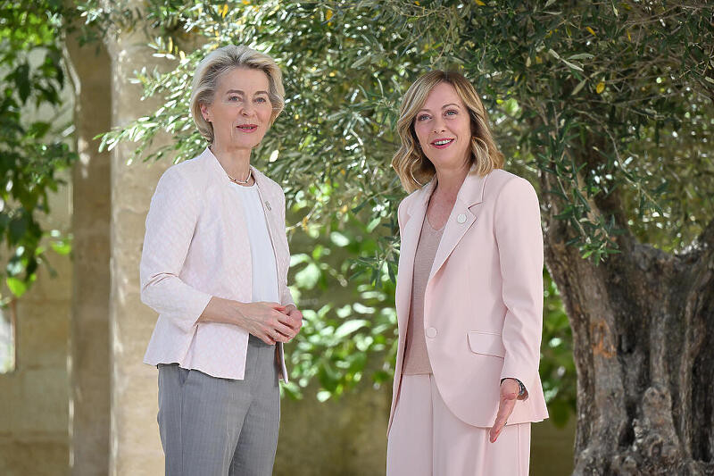 Ursula von der Leyen i Giorgia Meloni (Foto: EPA-EFE)