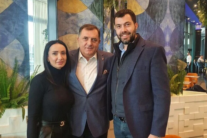 Gorica, Milorad i Igor Dodik (Foto: Twitter)