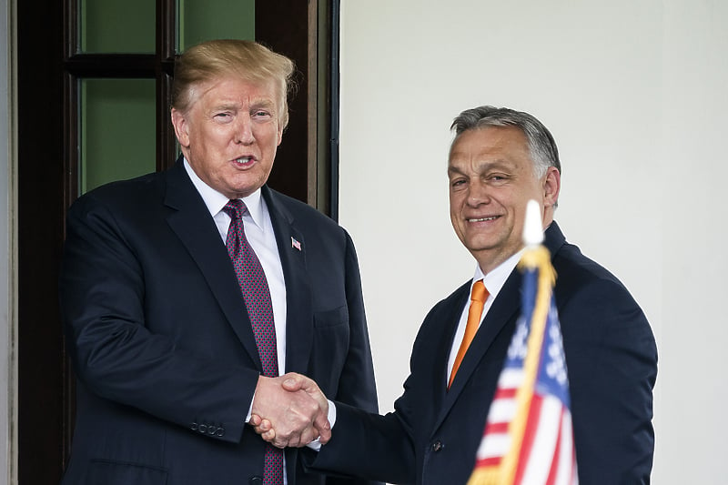 Donald Trump i Viktor Orban (Foto: EPA-EFE)