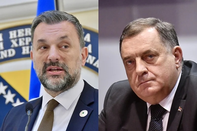 Elmedin Konaković, Milorad Dodik