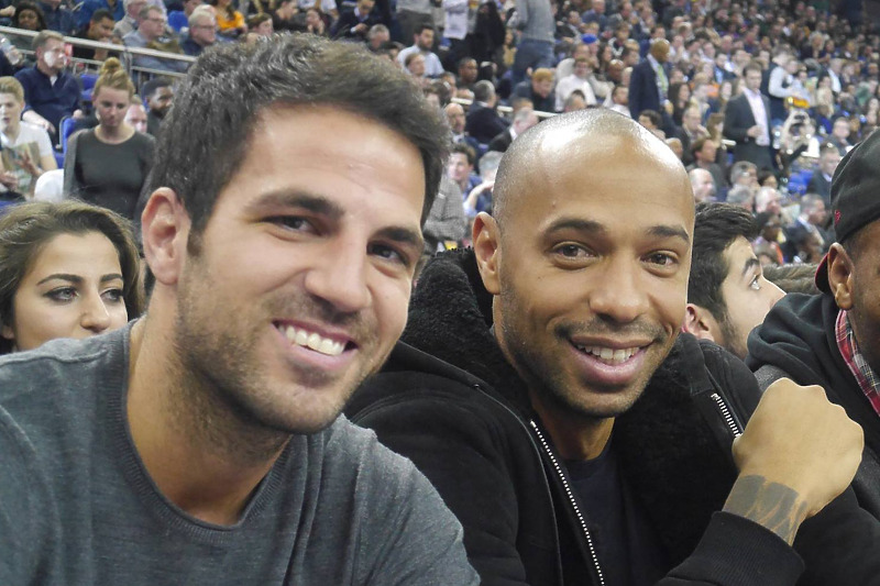 Fabregas i Henry bili su saigrači u Arsenalu (Foto: Facebook)