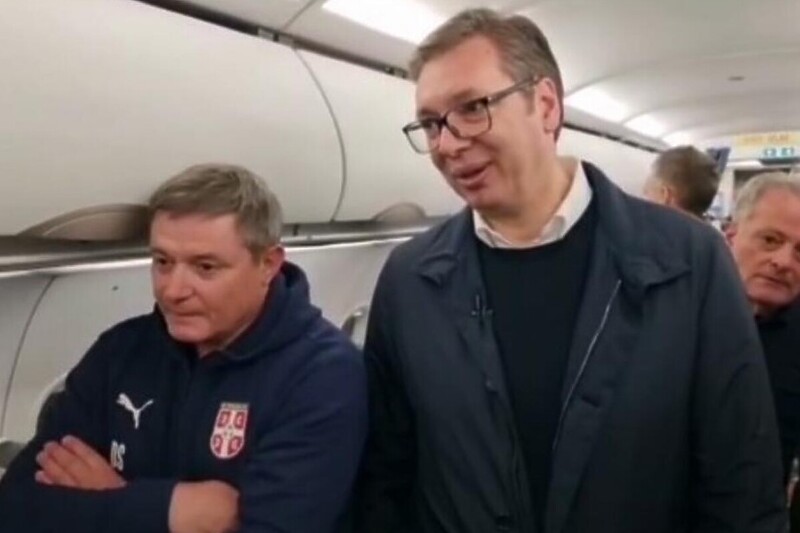 Vučić ističe veliku podršku Fudbalskom savezu Srbije (Foto: Screenshot/Instagram)