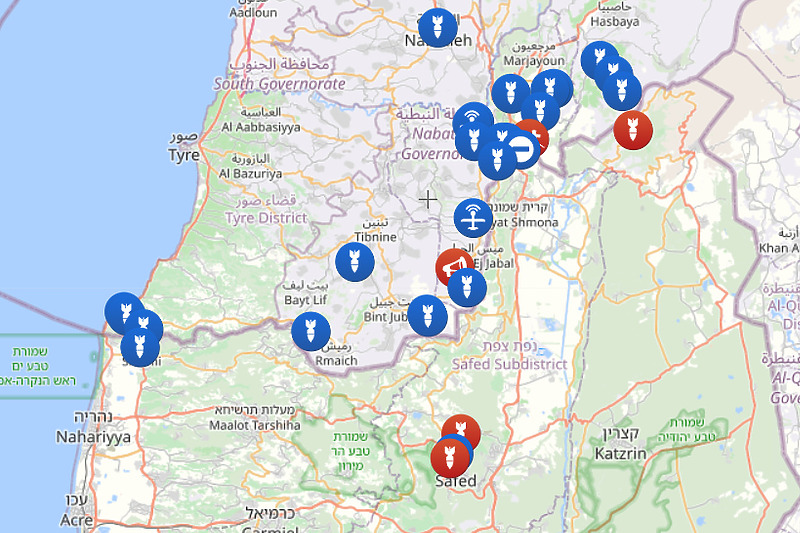 Mapa: ebanon.liveuamap.com