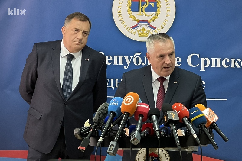 Milorad Dodik i Radovan Višković (Foto: A. K./Klix.ba)