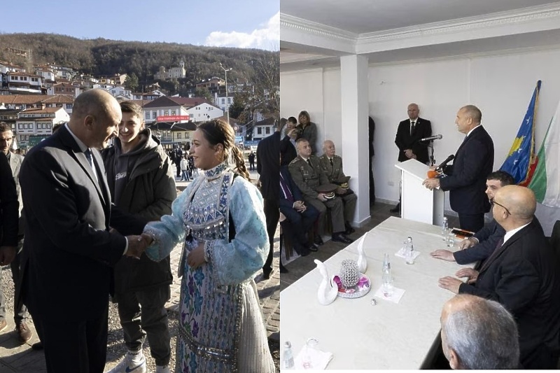 Bugarski predsjednik Rumen Radev u Prizrenu (Foto: Facebook)