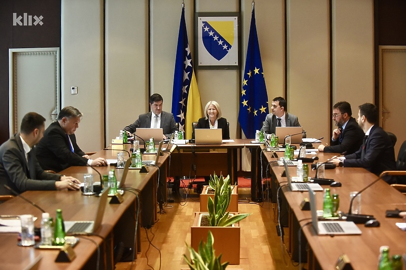 Sjednica Vijeća ministara BiH (Foto: T. S./Klix.ba)