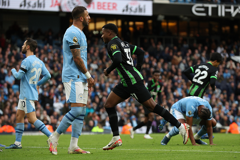 Fati u duelu protiv Manchester Cityja (Foto: EPA-EFE)