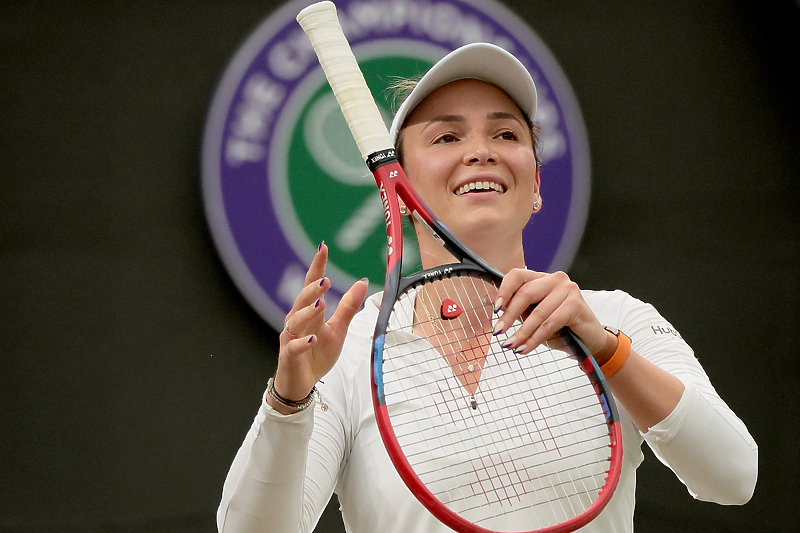 Za 28-godišnju Osječanku ovo je prvi plasman u polufinale Wimbledona (Foto: EPA-EFE)