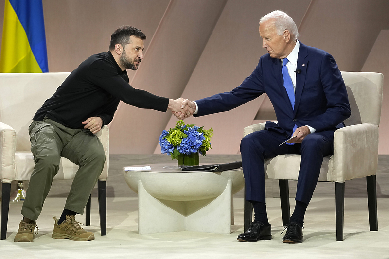 Volodomir Zelenski i Joe Biden (Foto: EPA-EFE)