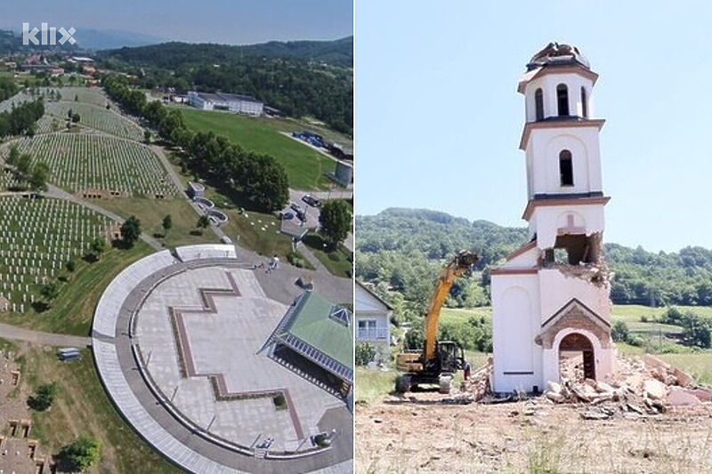 Memorijalni centar Potočari/Crkva u dvorištu nane Fate Orlović (Foto: Arhiv/Klix.ba)