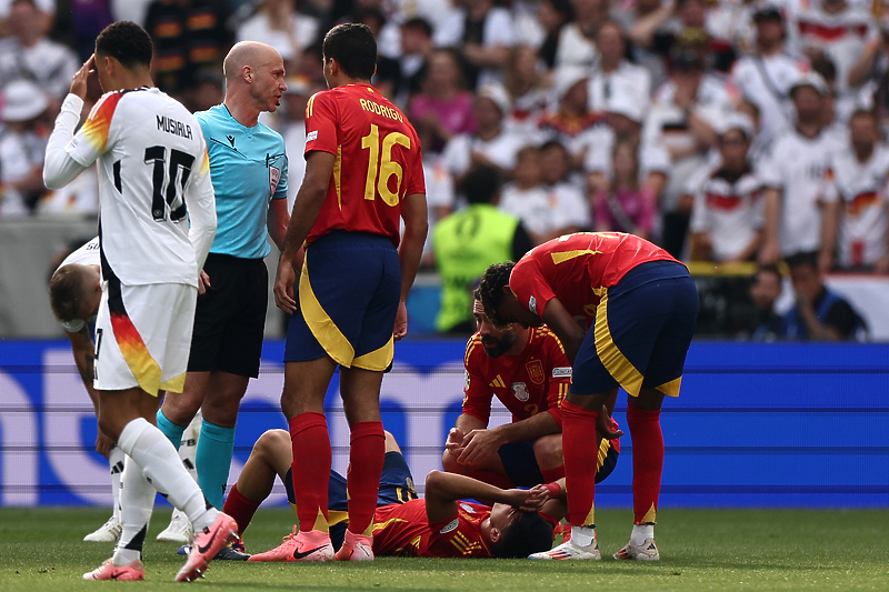 Pedri se povrijedio na Euru u duelu s Njemačkom (Foto: EPA-EFE)