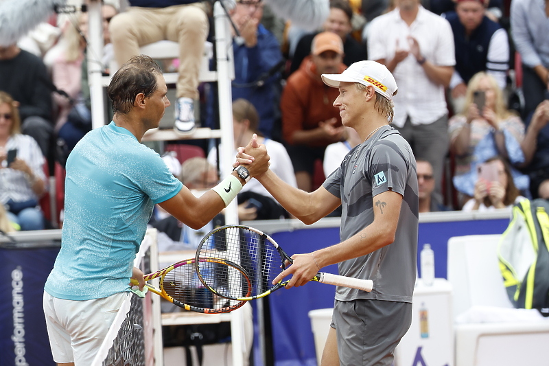 Nadal i Borg na današnjem meču (Foto: EPA-EFE)