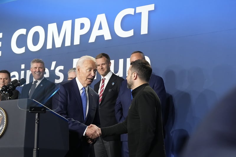 Joe Biden i Volodimir Zelenski (Foto: EPA-EFE)