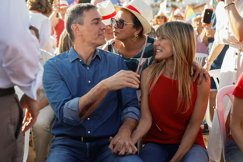 Pedro Sanchez i Begona Gomez (Foto: EPA-EFE)