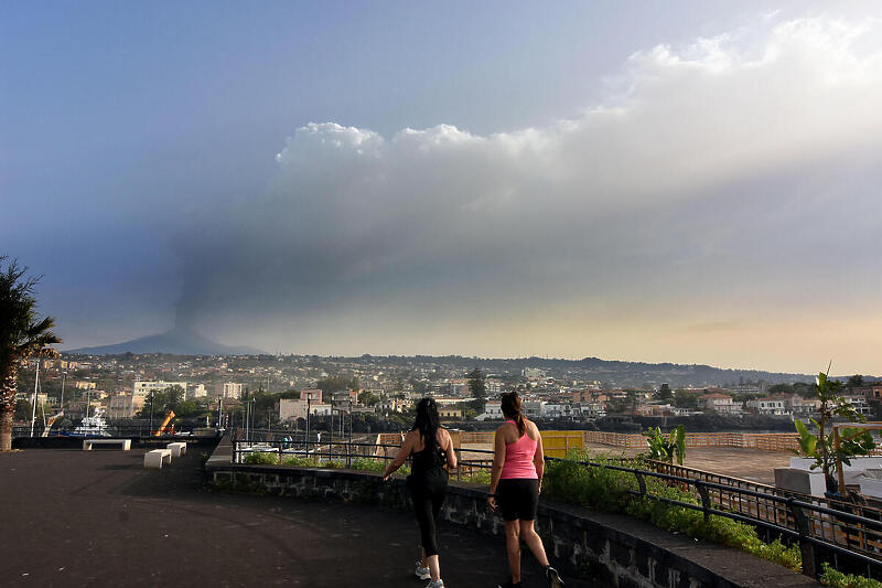 Vulkan Etna, Sicilija (Foto: EPA-EFE)