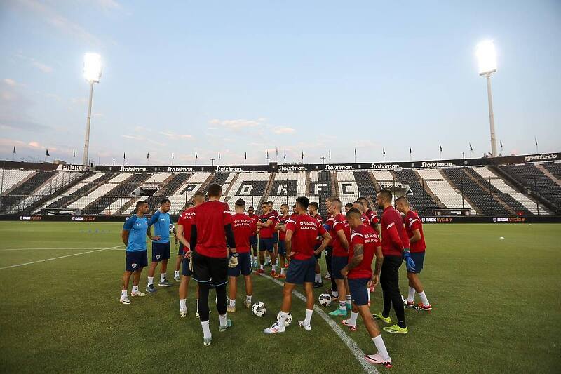 Nogometaši Borca na posljednjem treningu pred utakmicu (Foto: FK Borac Banja Luka)