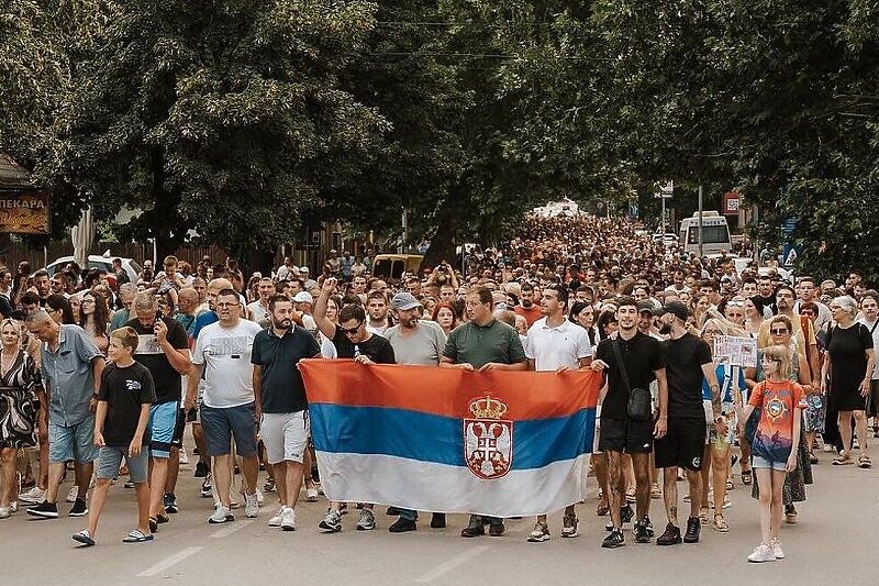 Veliki protesti u ponedjeljak su održani u Valjevu