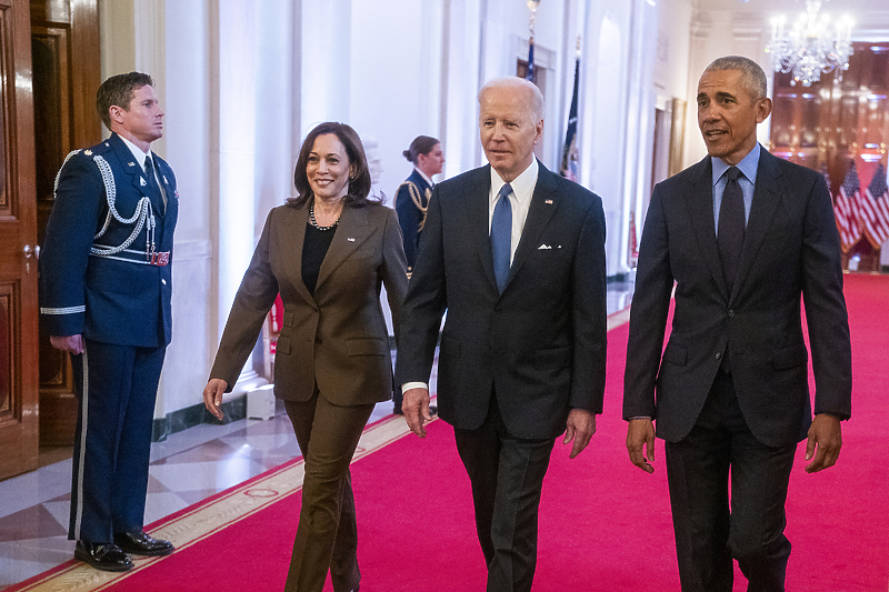 Kamala Harris, Joe Biden, Barack Obama (Foto: EPA-EFE)