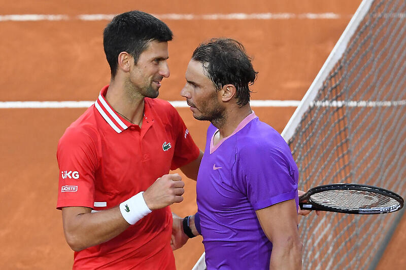 Novak Đoković i Rafael Nadal (Foto: EPA-EFE)