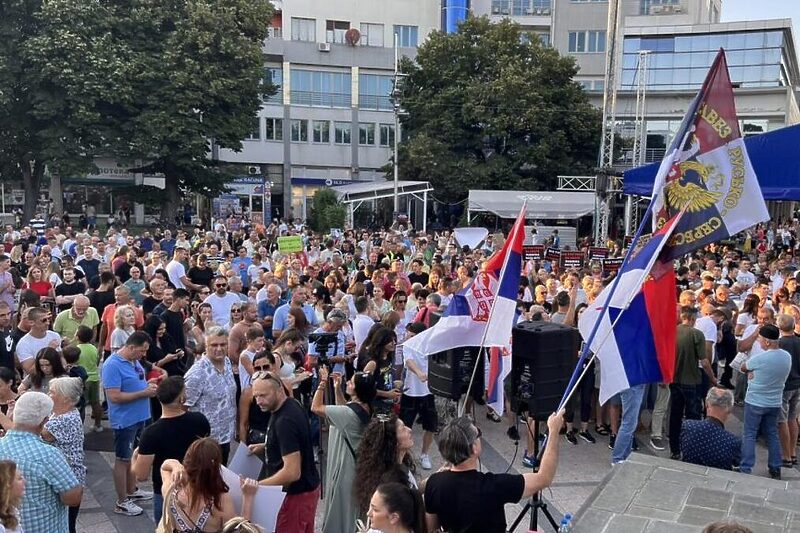 Protest u Kraljevu protiv rudnika litijuma Foto: Ljubica Sokić/Nova.rs