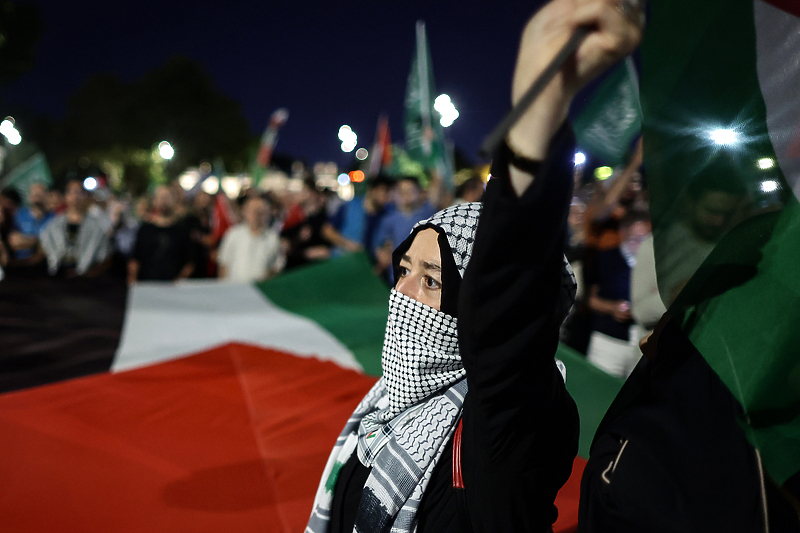 Propalestinske demonstracije u Istanbulu u srijedu (Foto: EPA-EFE)