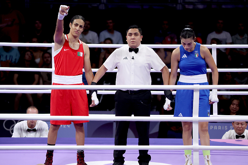 Imane Khelif  i Angela Carini (Foto: EPA-EFE)