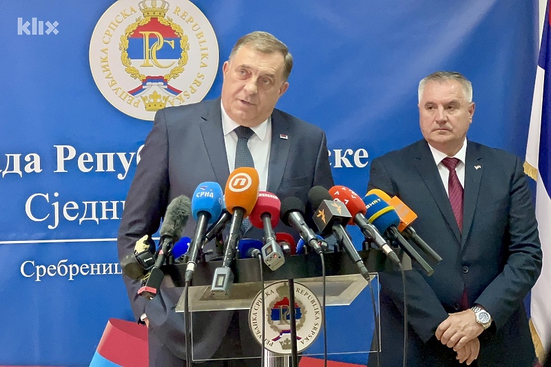 Milorad Dodik i Radovan Višković (Foto: A. K./Klix.ba)