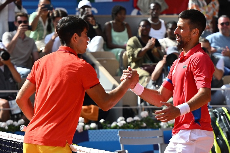 Carlos Alcaraz i Novak Đoković (Foto: EPA-EFE)