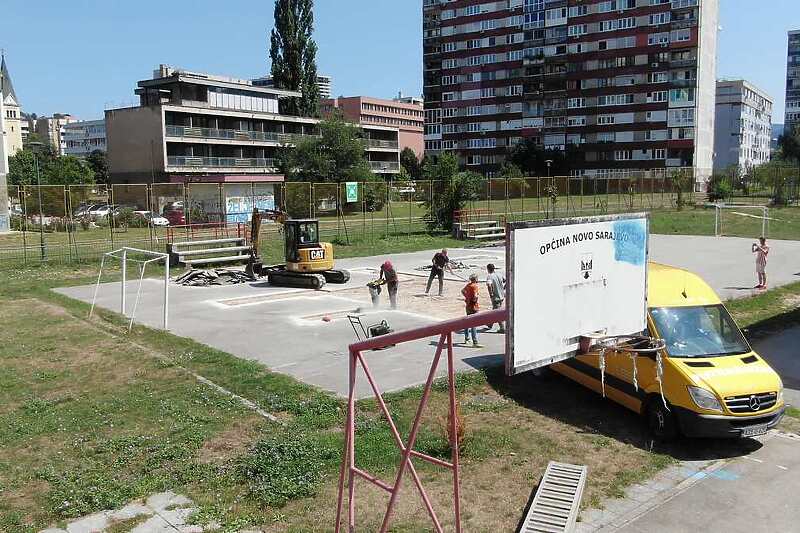 Sanacija igrališta OŠ "Hrasno"