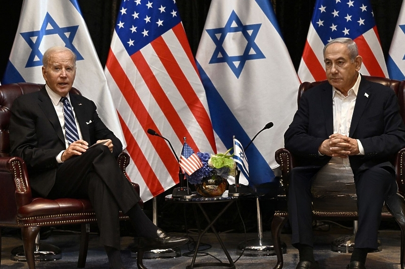 Foto: Joe Biden i Benjamina Netanyahu