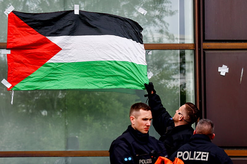 Protesti za Palestinu u Berlinu (Foto: EPA-EFE)