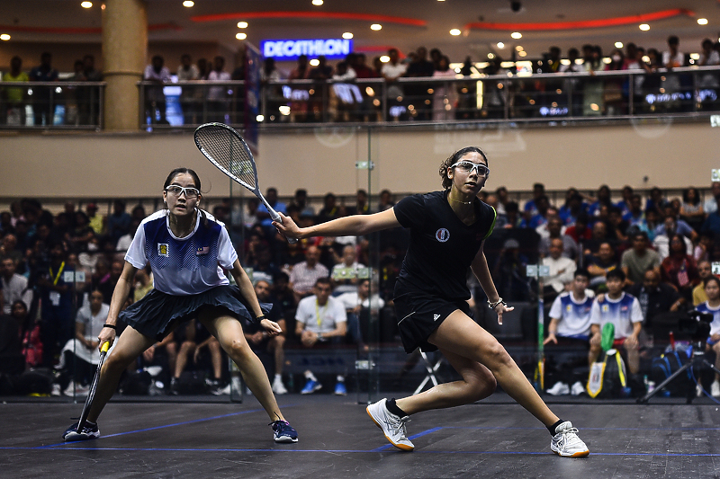 Detalj s squash meča (Foto: EPA-EFE)