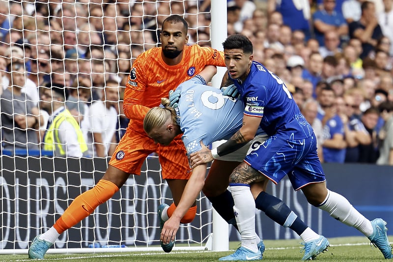 Haaland je postigao vodeći gol za City na Stamford Bridgeu (Foto: EPA-EFE)