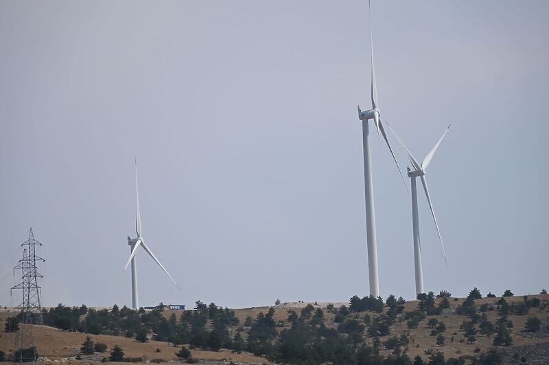 Vjetroelektrana Podveležje (Foto: E. M./Klix.ba)