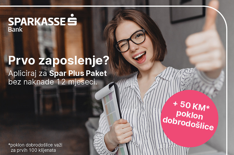 Sparkasse Paket za prvo zaposlenje