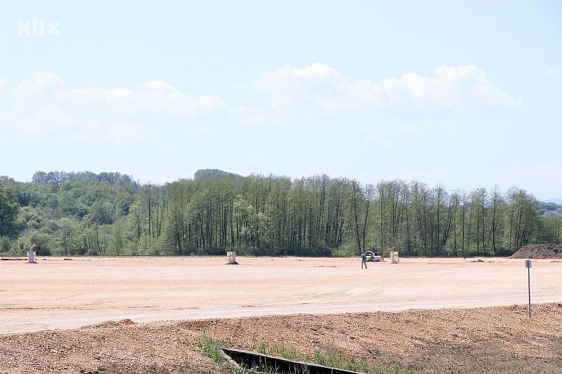 Lokacija predviđena za izgradnju Bloka 7 u Tuzli (Foto: A. K./Klix.ba)