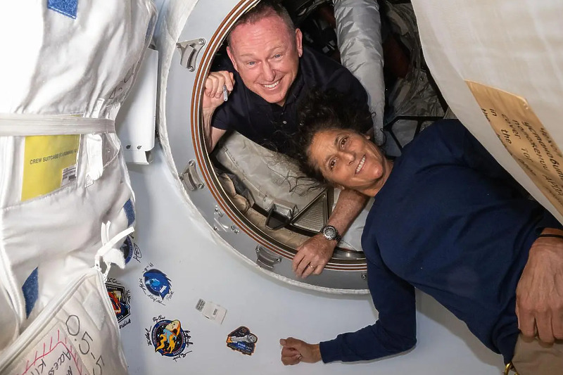 Butch Wilmore i Suni Williams (Foto: NASA)