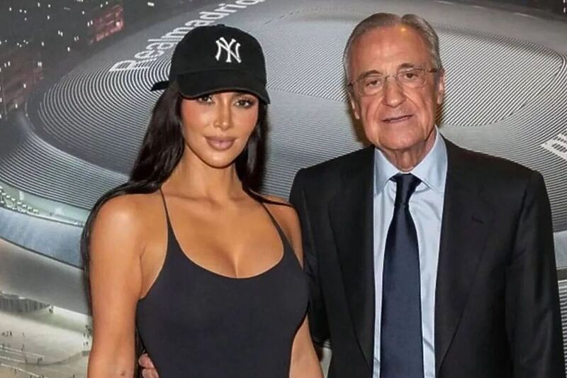 Kim Kardashian i Florentino Perez (Foto: Instagram)