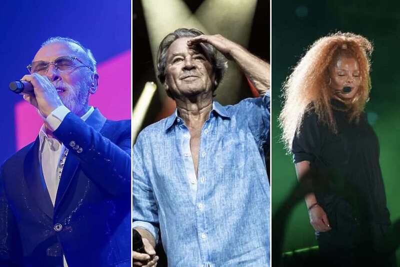 Dino Merlin, Ian Gillan iz Deep Purplea, Janet Jackson (Foto: Željko Vidinović - EPE-EFE)