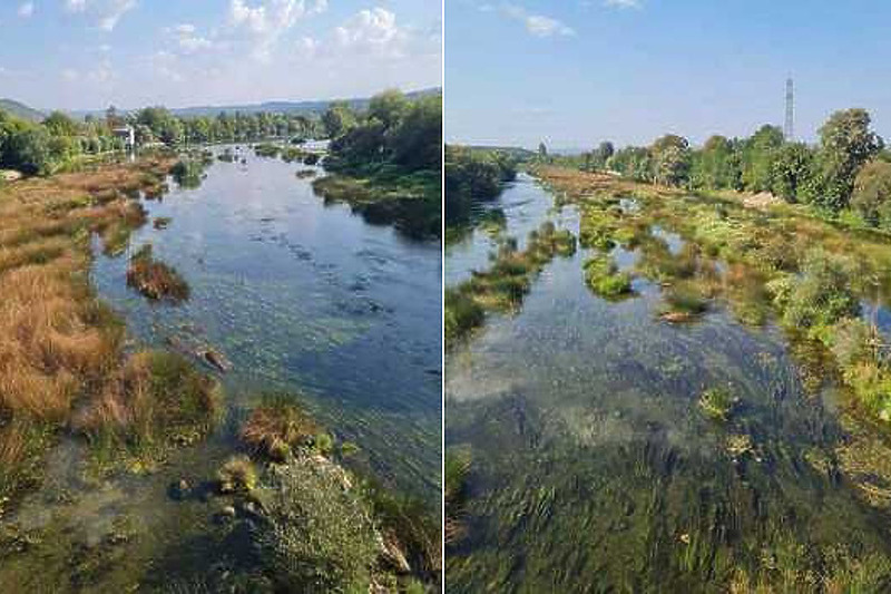 Prizori rijeke Sane u Prijedoru 31. augusta (Foto: Facebook)