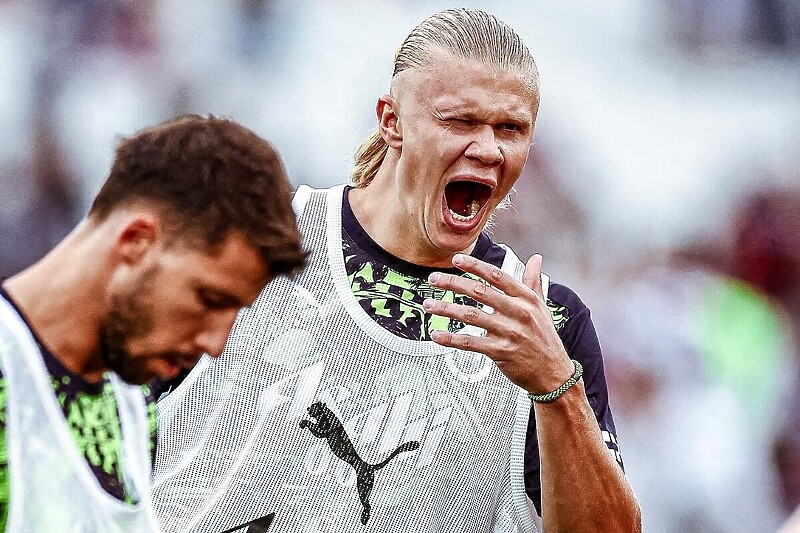 Haaland zijeva na zagrijavanju protiv West Hama, a onda postiže hat-trick (Foto: Premier league)