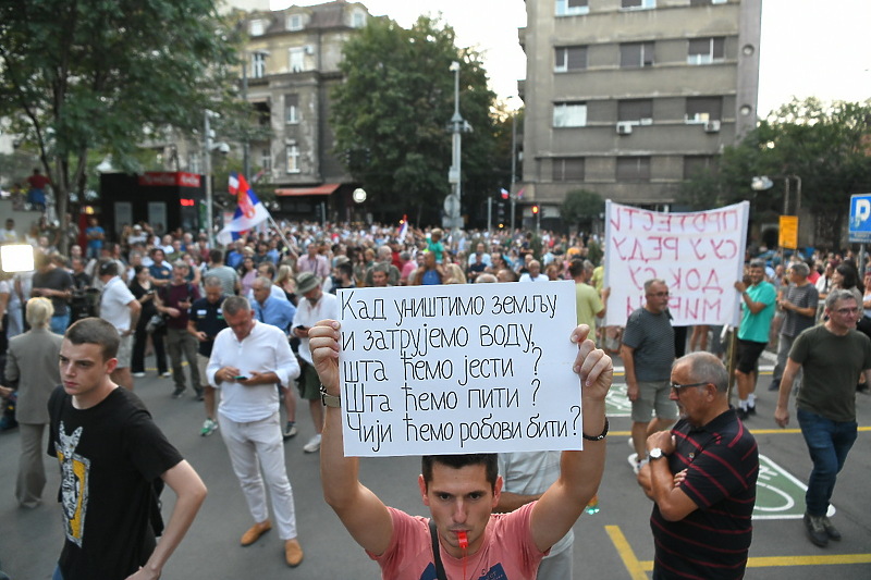 Protest u Beogradu (Foto: NovaS)