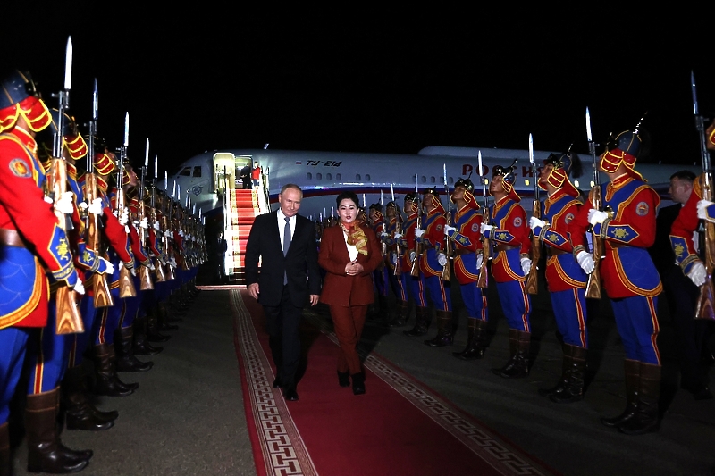 Vladimir Putin u Mongoliji (Foto: EPA-EFE)