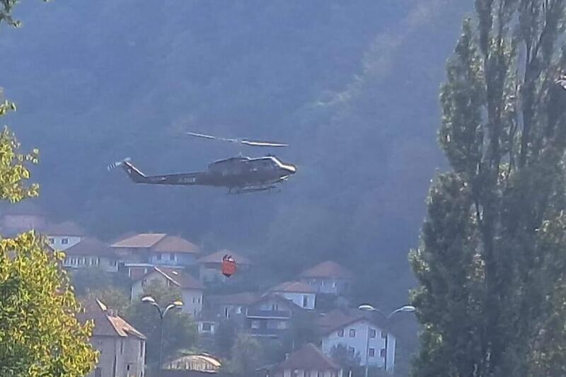 Helikopter OS BiH (Foto: Ministarstvo odbrane BiH)