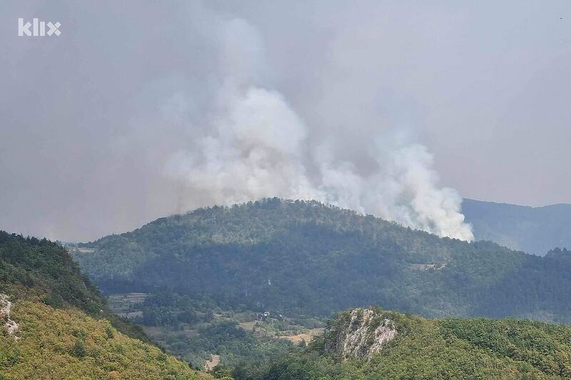 Požar kod Srebrenice