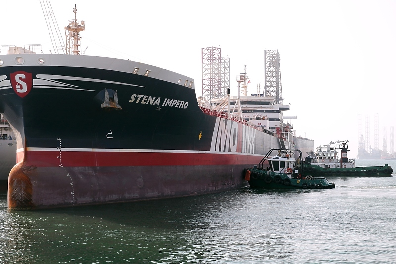 Stena Impero, britanski tanker kojeg je Iran bio zaplineio (Foto: EPA-EFE)