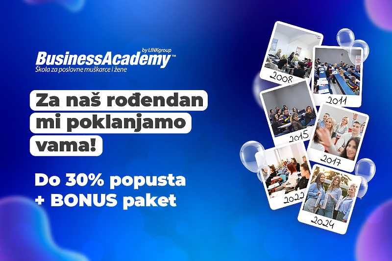 Businessacademy Vam Za Svoj Rođendan Poklanja Do 30 Posto Popusta I Bonus Paket 8352